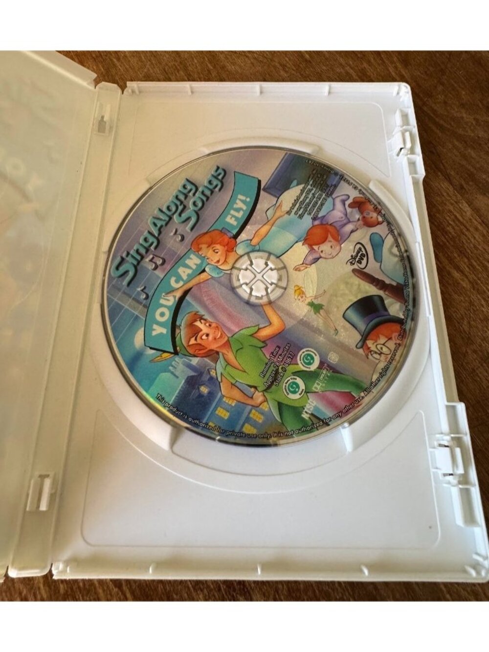 Disney Sing Along Songs Peter Pan You Can Fly DVD 2005 Words Appear On Screen - Picture 3 of 5